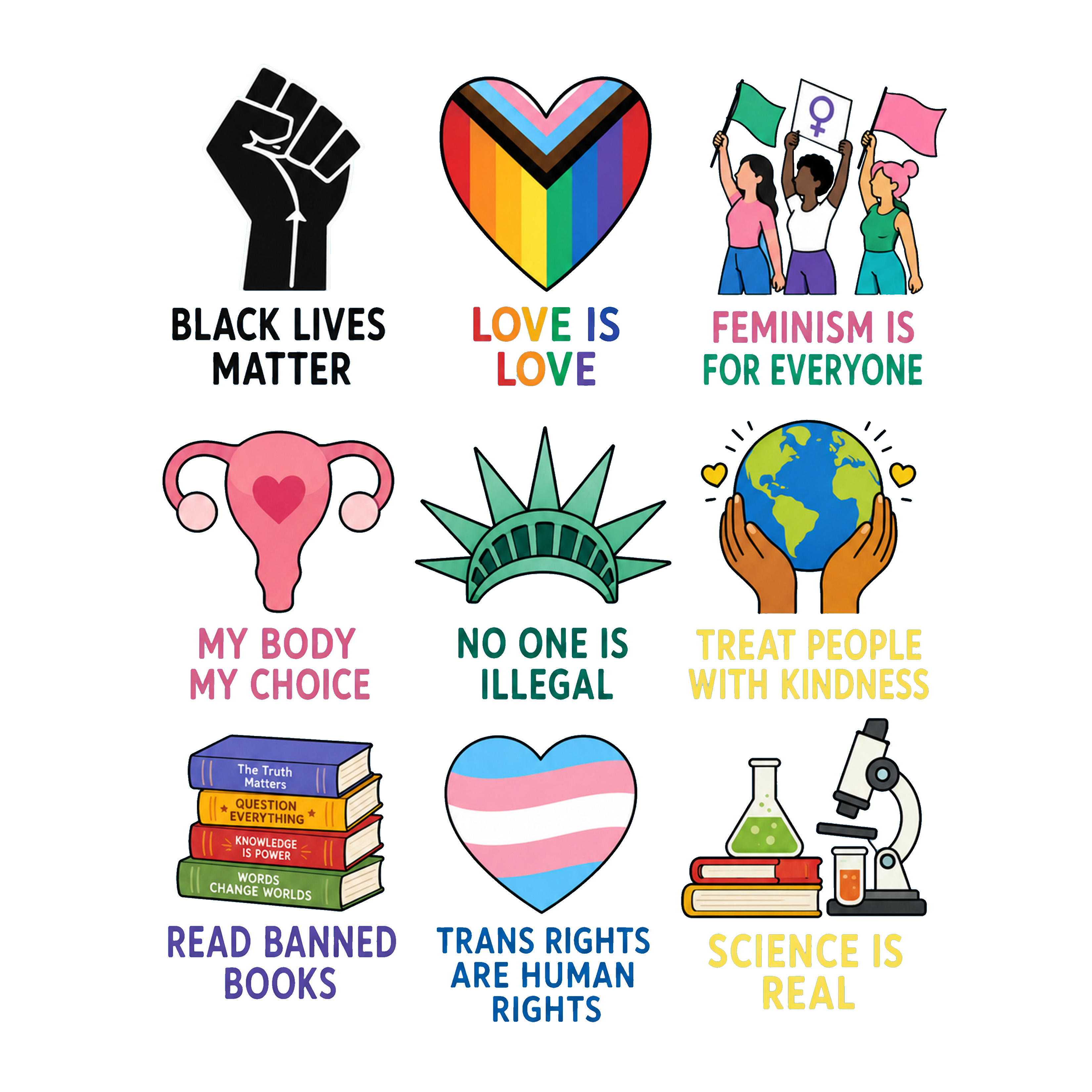 Human Rights custom design